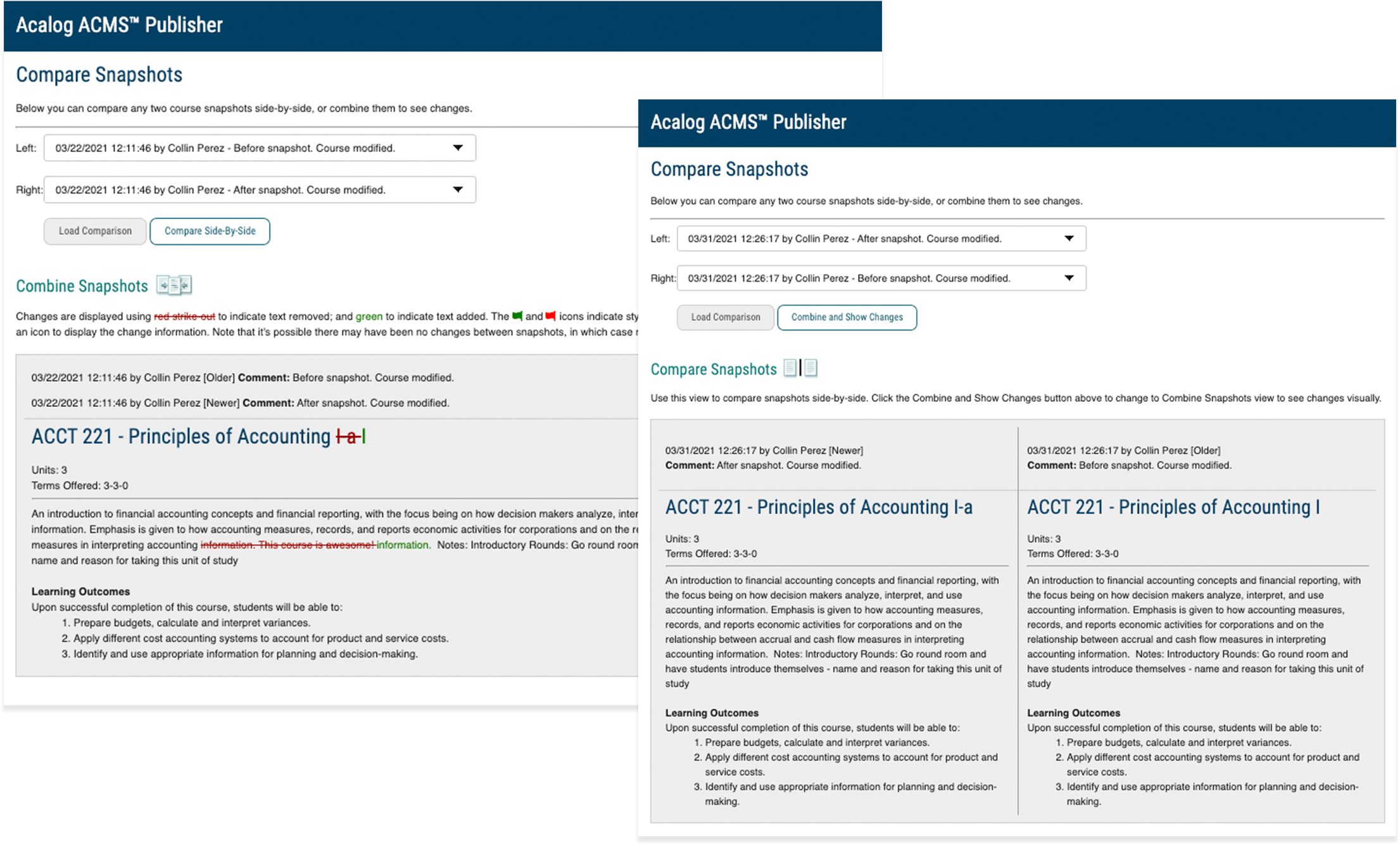 Online Course Catalog Software - Acalog - Efficiency