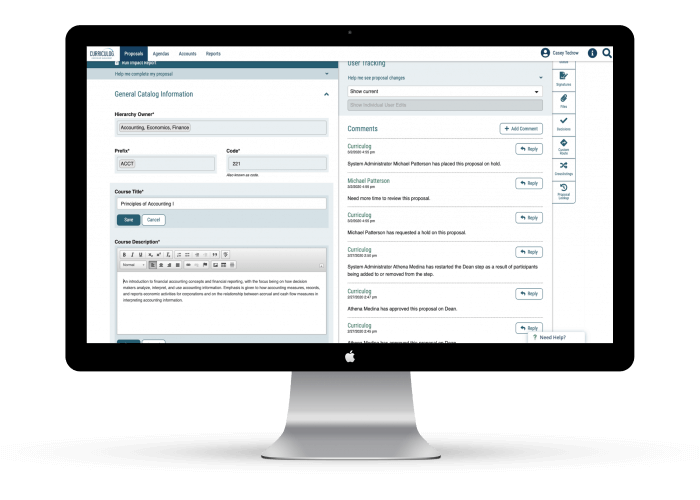 Curriculum Mapping Software Higher Education - Curriculog Process